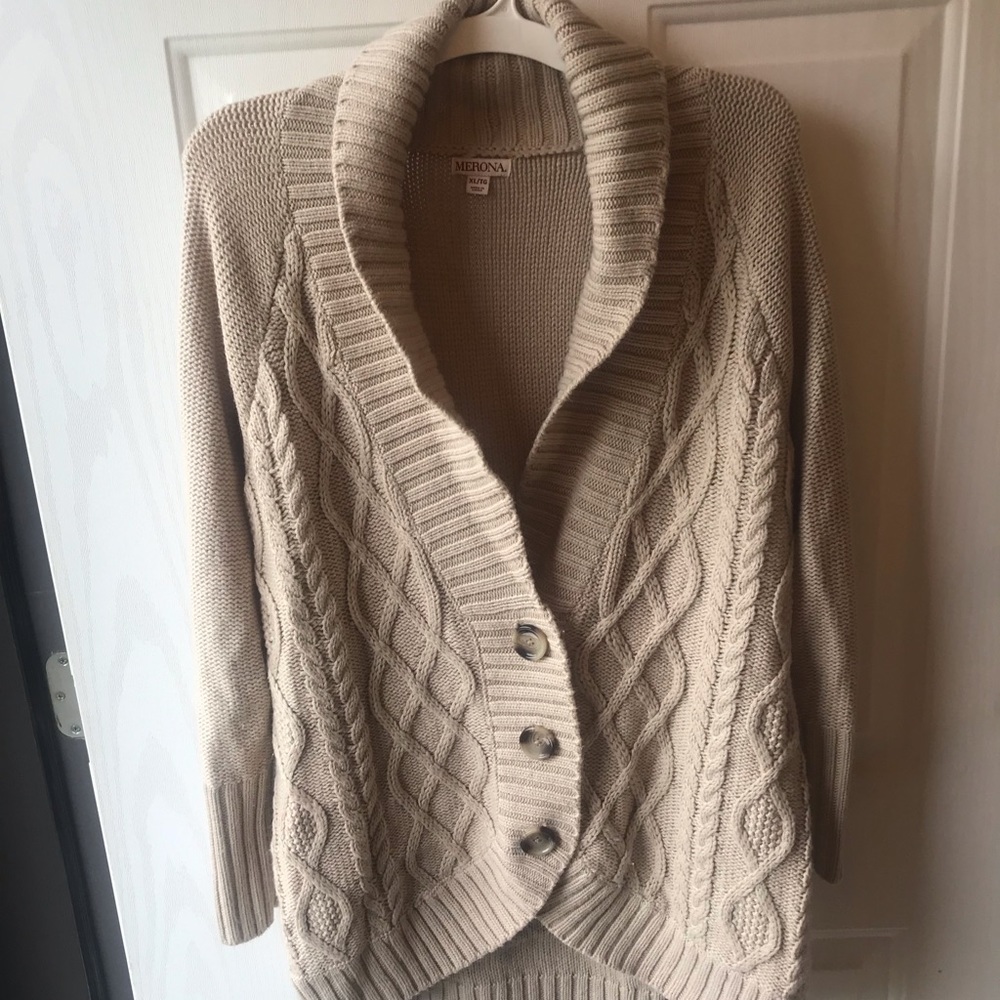 Tan Cardigan